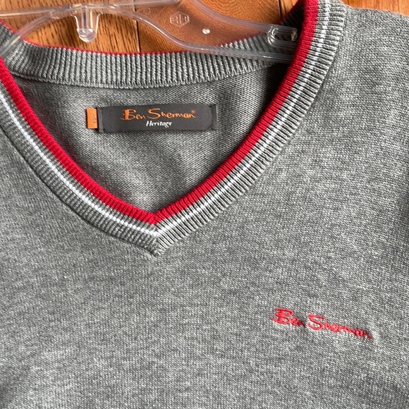 Ben Sherman B-Neck Sweater - Picture 2 of 3